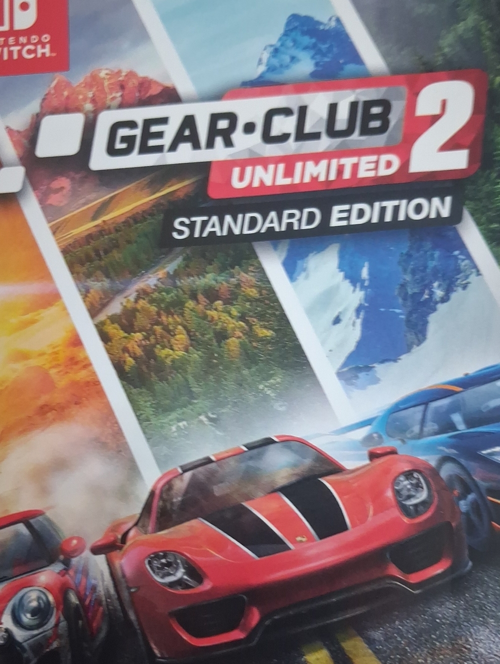 Nintendo Gear Club Unlimited 2 Poster - Red, Black, Blue